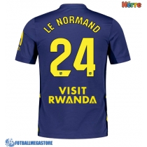 Fotballdrakt Herre Atletico Madrid Robin Le Normand #24 Bortedrakt 2025-26 Kortermet